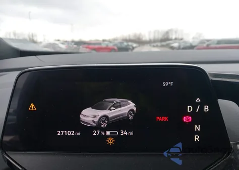 2021 Volkswagen Id.4 Pro z USA, uszkodzony, nr VIN WVGRMPE28MP023615